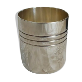 Christofle silver metal pot