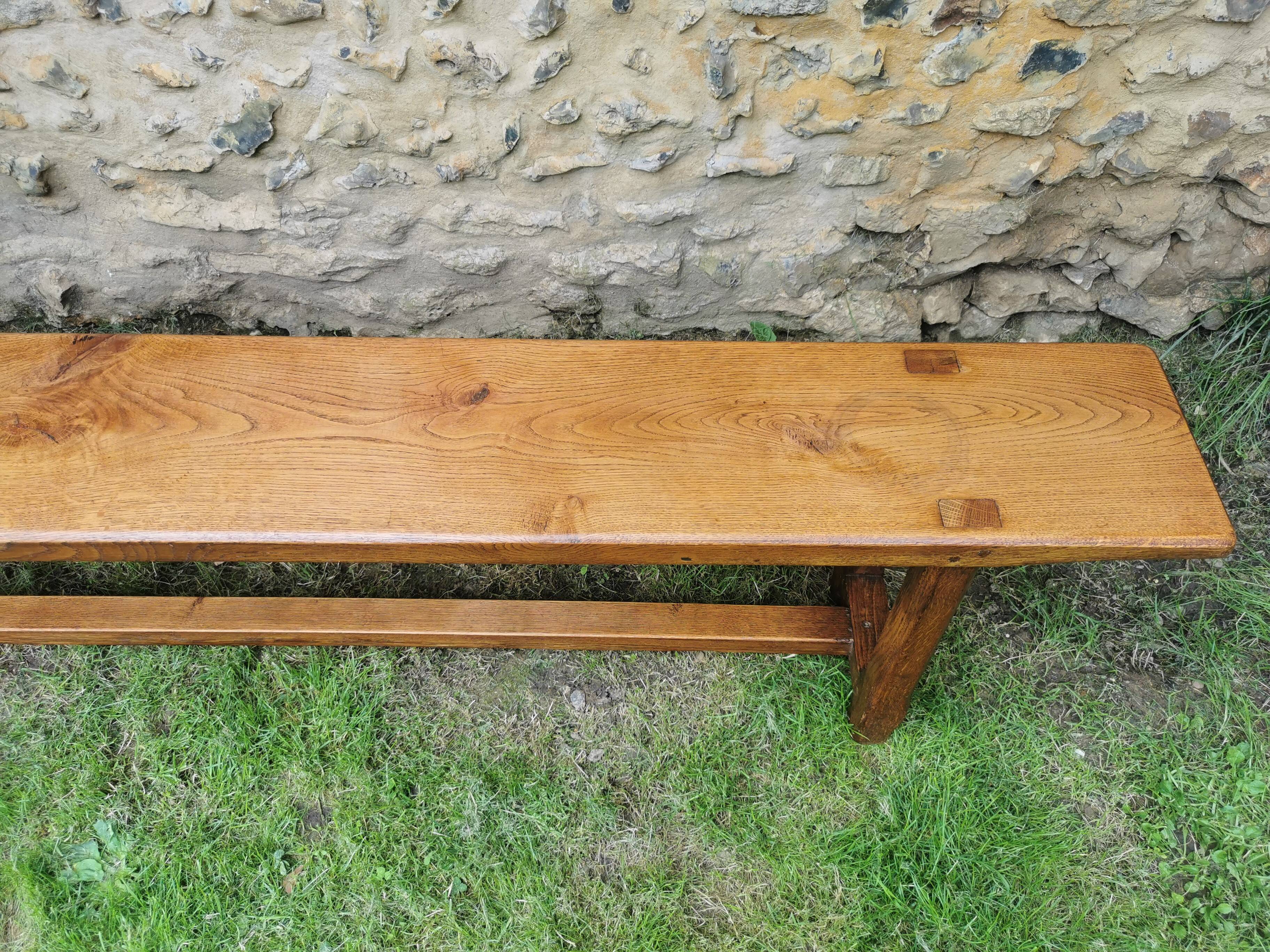 Oak bench