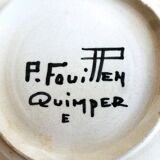 Quimper oyster plates, seafood plates, wall plate
