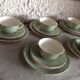 Peppermint coffee and dessert service / Villeroy - Boch / vintage 50-60