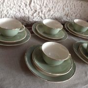 Peppermint coffee and dessert service / Villeroy - Boch / vintage 50-60
