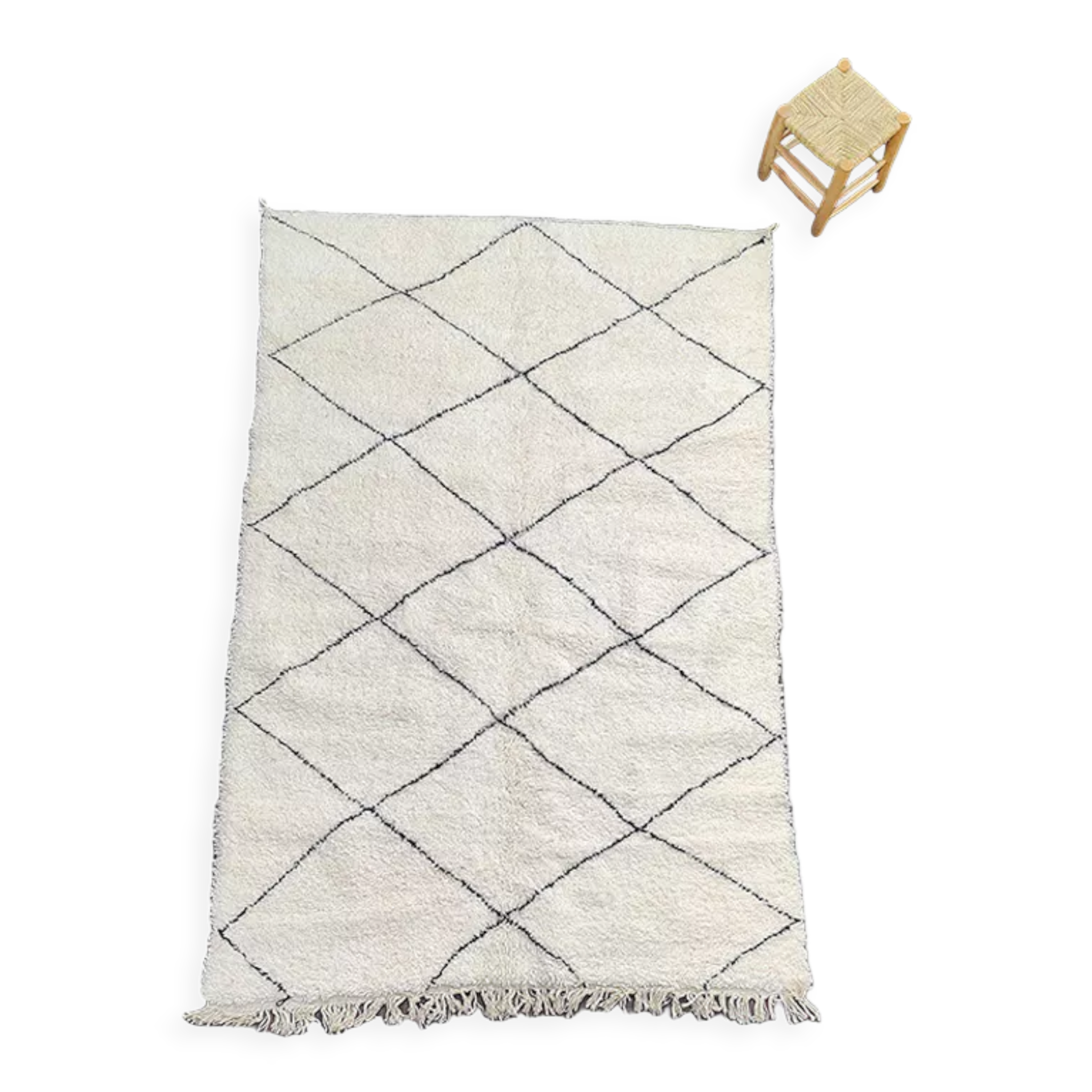 Beni Ourain diamond rug 160x260 cm