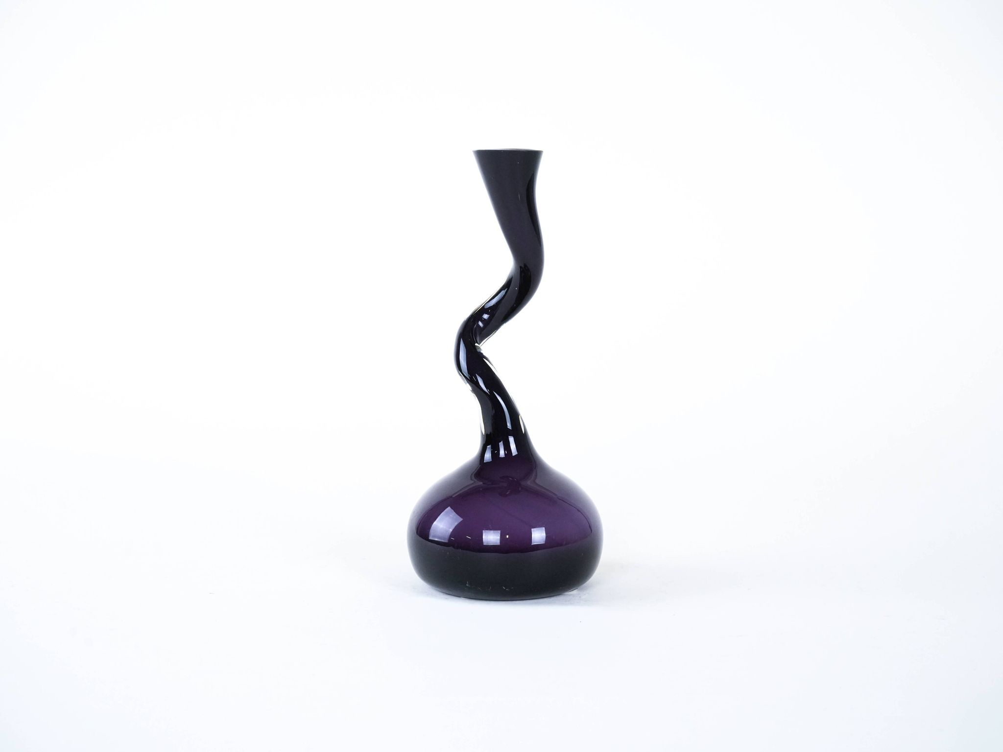 Purple vase, Danish design, 1990s, made in Denmark