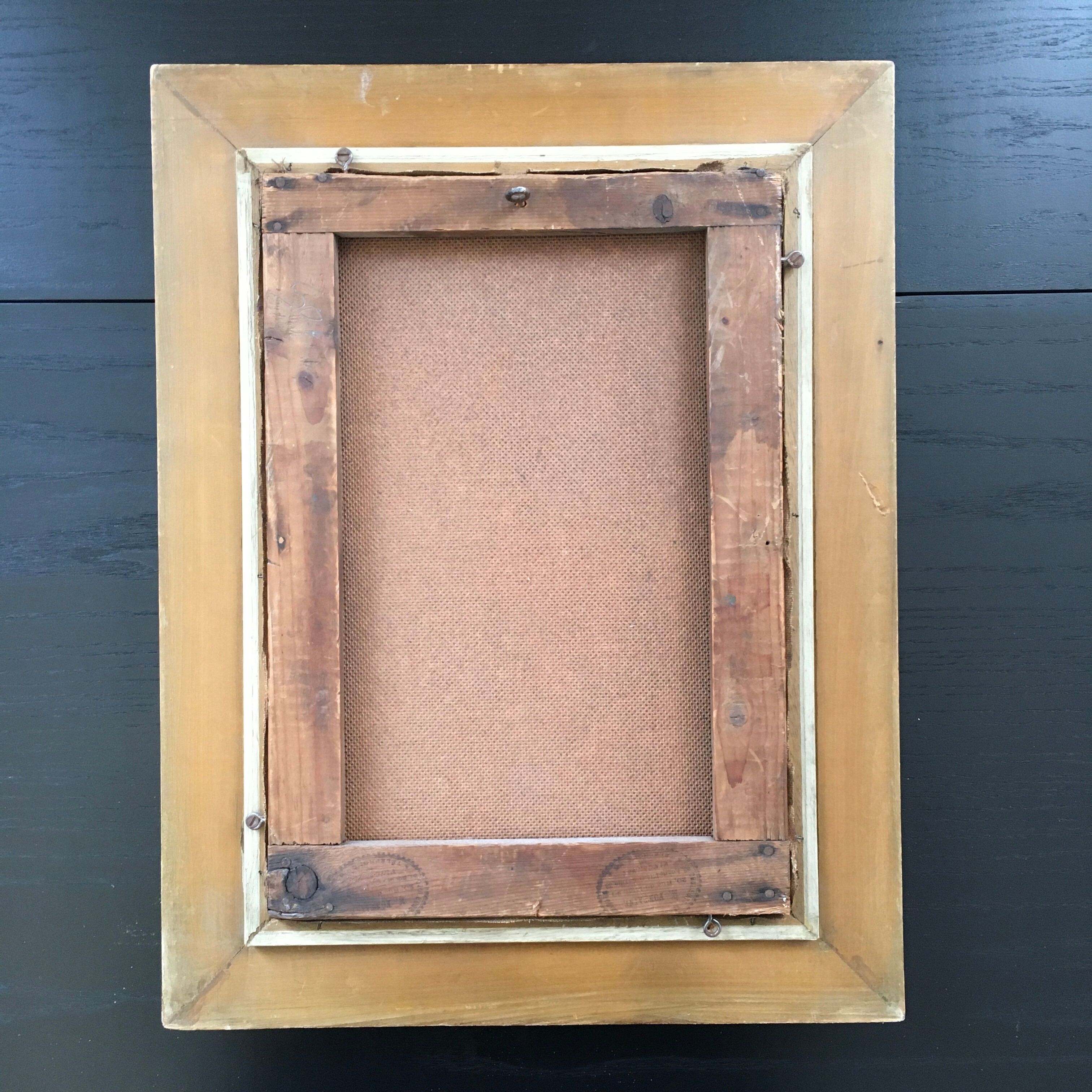 Ancient painting sheaf of flowers