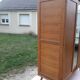 Armoire années 50 pied compas avec clé