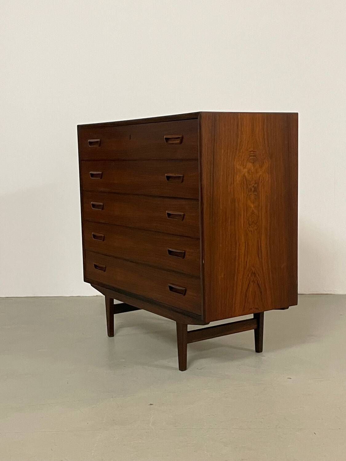 Scandinavian Chest of Drawers in Rosewood by Tibergaard 1960s