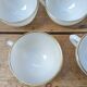 Tasses opaline arlequin arcopal