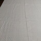 Damask thread tablecloth 140 X 200 cm antique linen