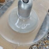 Holophane art deco glass pendant light