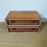 Pair of wall bedside tables