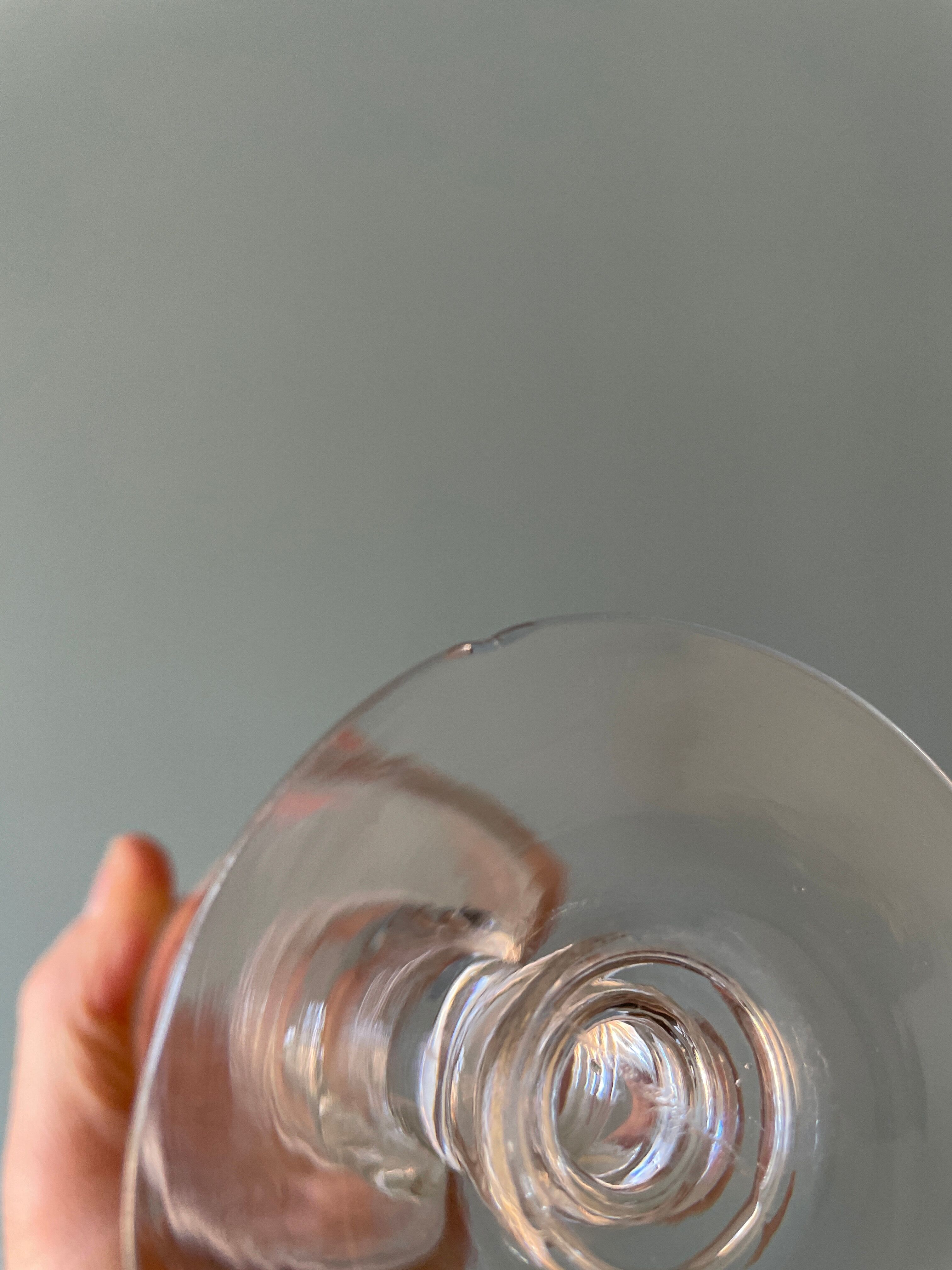 Lot de 4 verres à pieds anciens