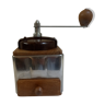 Old Peugeot coffee grinder, stainless steel, wood and bakelite, 1940s