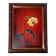 Oil on canvas framed signed S P The rose 56,5 X 44 cm