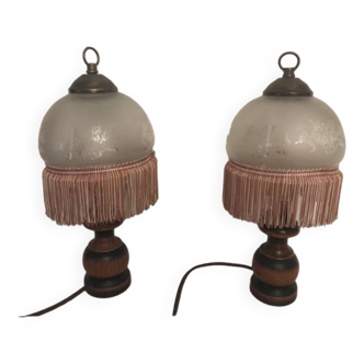 Antique bedside lamps