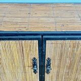 bamboo and ironwork buffet 1950 - 60