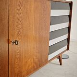 Black and white U 460 sideboard by Jiri Jiroutek for Interier Praha 1960