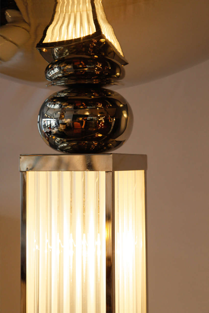 Paire de lampadaires art-déco