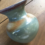 Blue ceramic vase