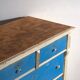 Antique painted pine commode – Central Europe, circa 1890