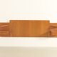 Headboard with teak bedside tables, France, 1960s