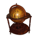 Globe terrestre bar mappemonde roulettes 1970/1980