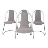 4 Space age chairs 1970s - by Tacke Sitzmöbel, Germany