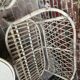 Set living room armchairs sofa, table and seamstress in vintage rattan