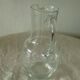 Carafe pichet en cristal decor grave