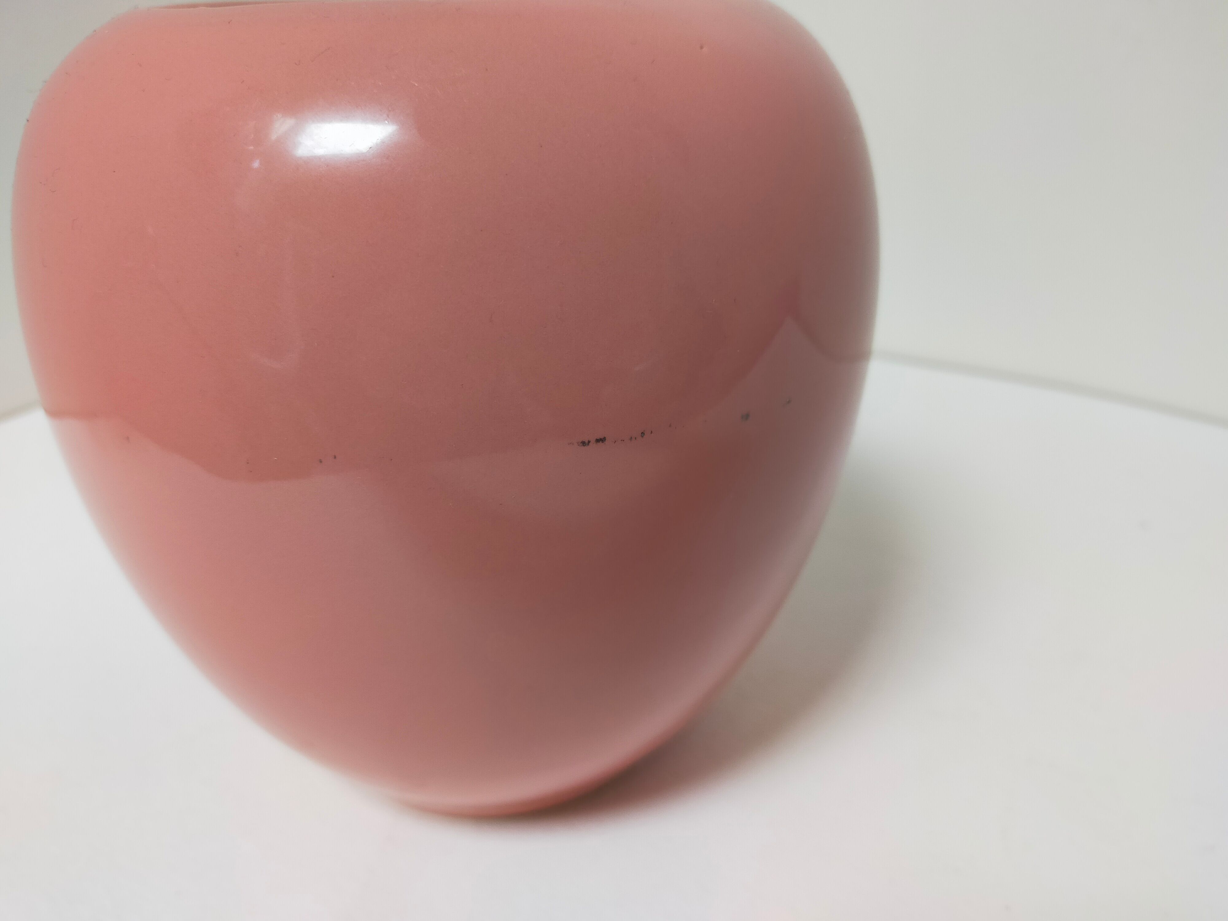 Pink ceramic vase