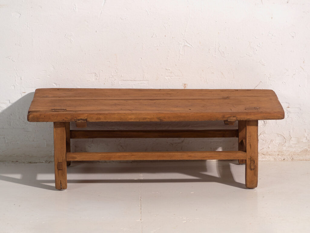 Antique pine coffee table – China, circa 1890