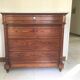 Marble and pitchpin chest of drawers