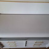 Compass foot chest of drawers