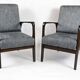 Triple vintage sofa with two chairs from the 70's