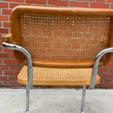 Chair Cesca model with armrests B64 in chrome