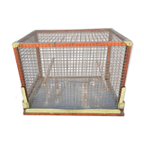 Old folk art bird cage