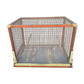Old folk art bird cage