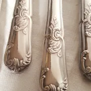Table knives Émile Bergeron Silver-plated Rococo Style Louis XV