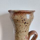 Speckled stoneware pitcher