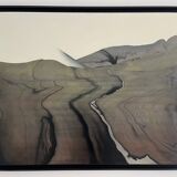 Tableau abstrait Giovanni Taormina 1989