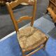 Children's walnut chair