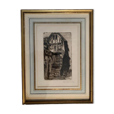 Émile Leroy, drawing of a street in Rouen, circa 2000