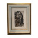 Émile Leroy, dessin d’une rue de Rouen, vers 2000