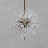 Pendentif autrichien en verre et laiton du milieu du siècle par Emil Stejnar