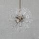 Austrian Mid-Century Glass and Brass Chandelier Pendant by Emil Stejnar
