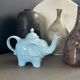 Théière éléphant bleue