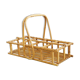 Vintage rattan glass holders