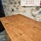 Vintage French Oak and Pine Counter – 1930s Shop Counter or Kitchen Island