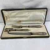 Service à gigot ancien ,en argent made in france