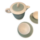 Cups + Saucers + Jug + Bird