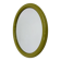 Space age mirror green plastic by Tiger, 1970s